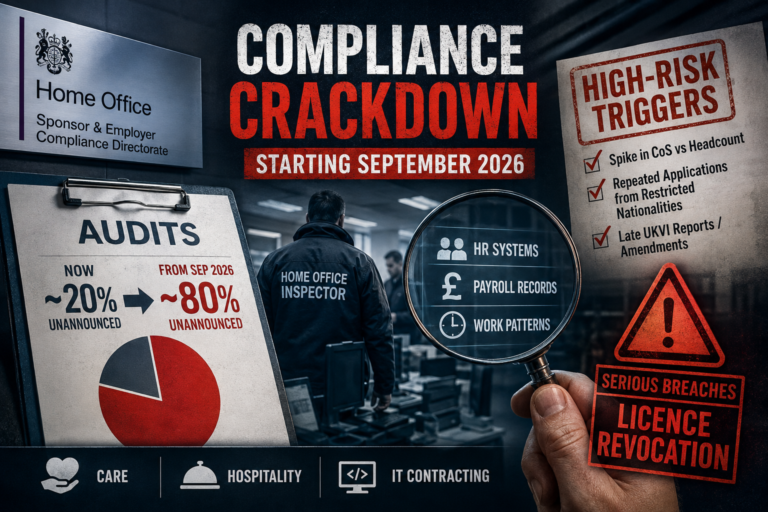 Home Office Tightens Sponsor Compliance Audits This Autumn